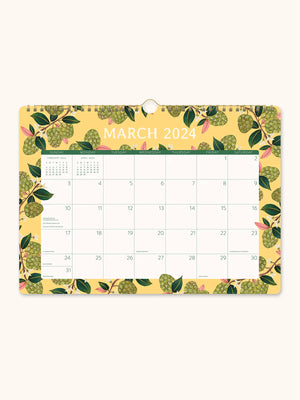 17 Month Fruit + Flora Calendar