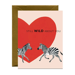 Still Wild About You Zebra Card