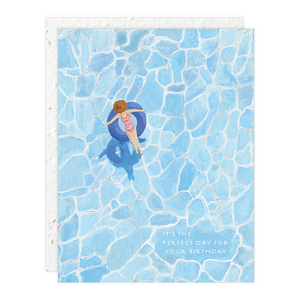 Pool Day Birthday Card
