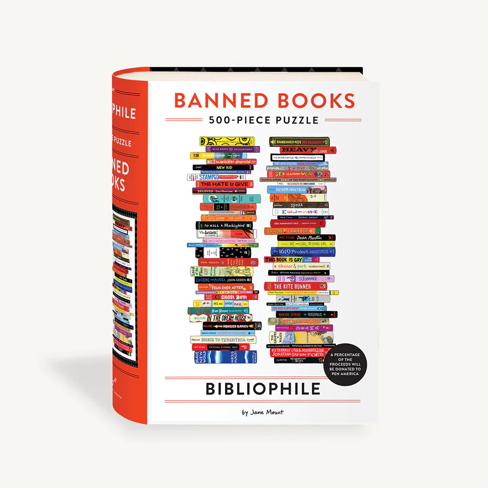 Bibliophile Banned Books 500 Piece Puzzle