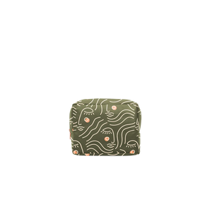 Green Zen Faces Busy Bee Pouch