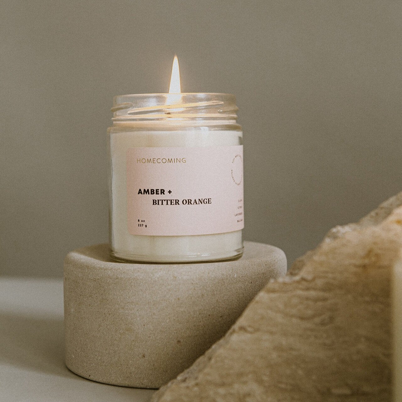 Amber + Bitter Orange Candle