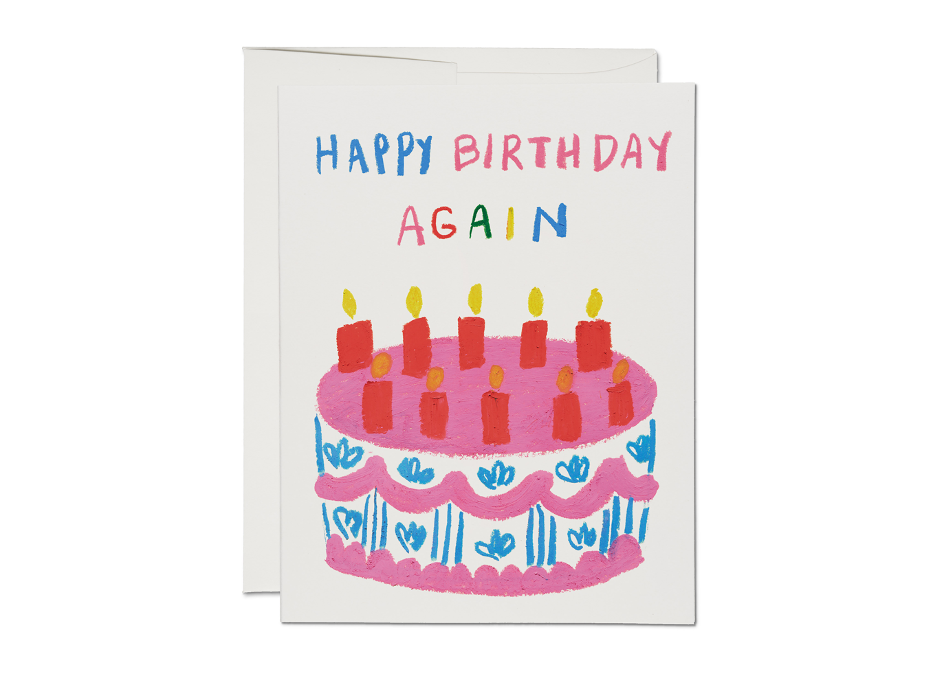 Birthday Again Cake Card