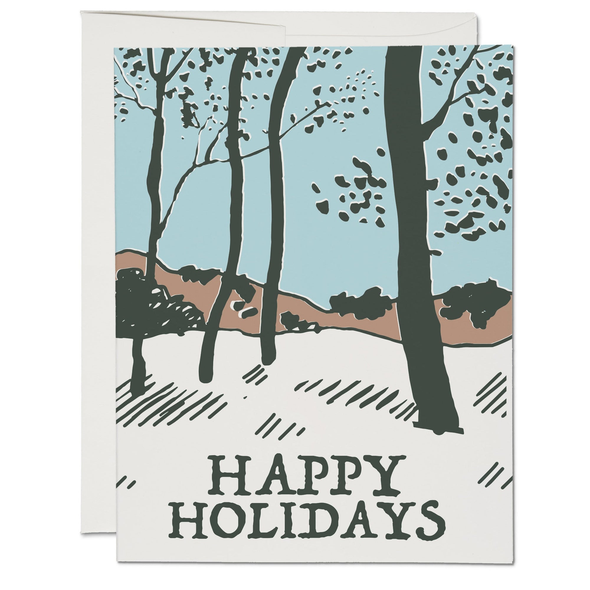Snowy Forest Holidays Boxed Cards