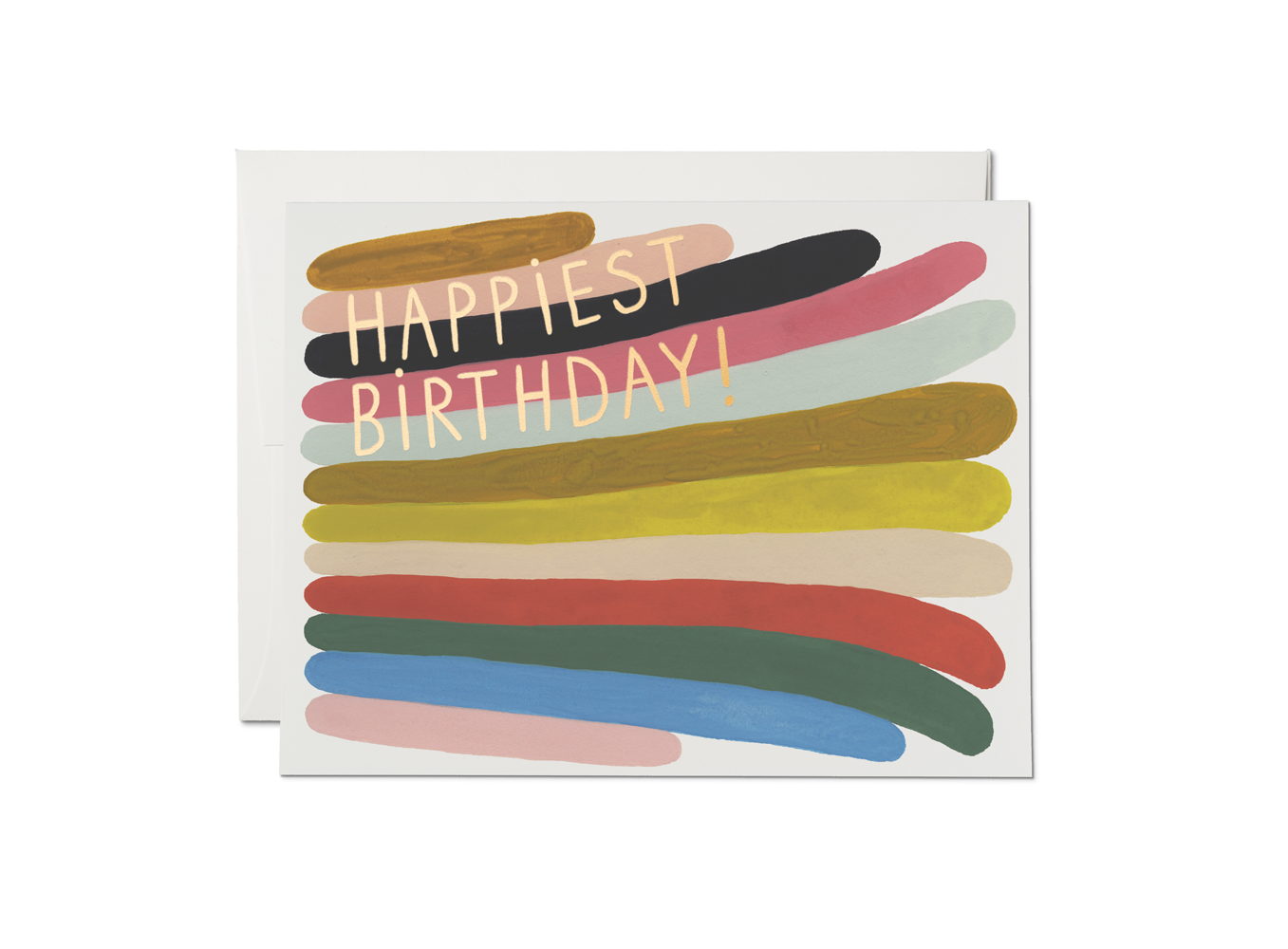 Happiest Birthday Stripes Card