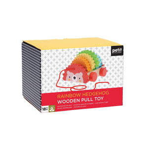 Rainbow Hedgehog Pull Toy