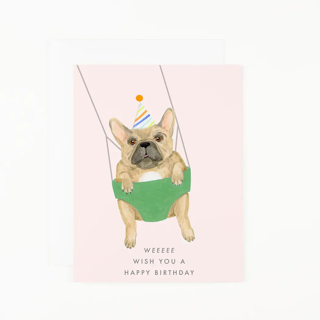 Weeee Wish Happy Birthday Dog Card