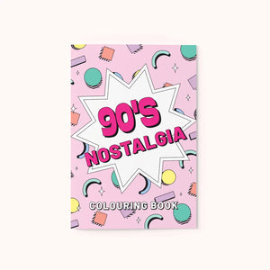 90's Nostalgia Colouring Book