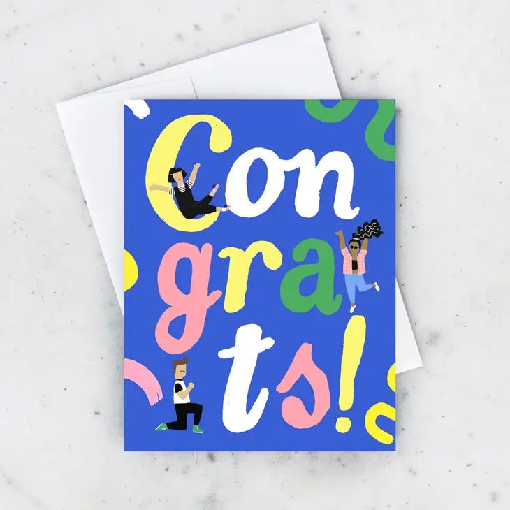 Scripted Congrats People Card