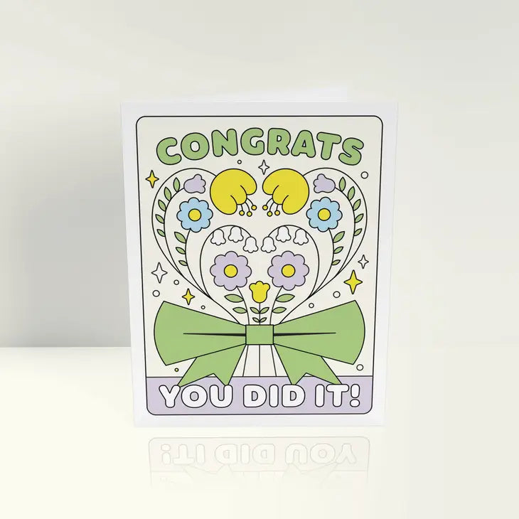 Congrats You Did It Card
