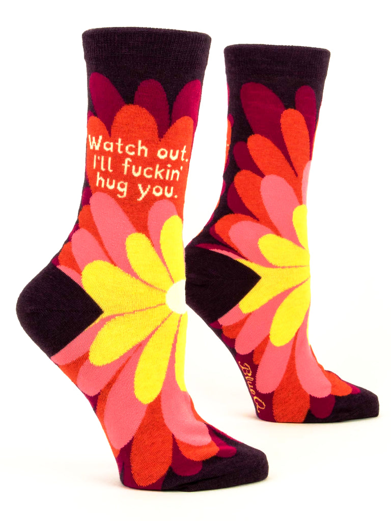 Watch Out I'll Hug You Small Socks