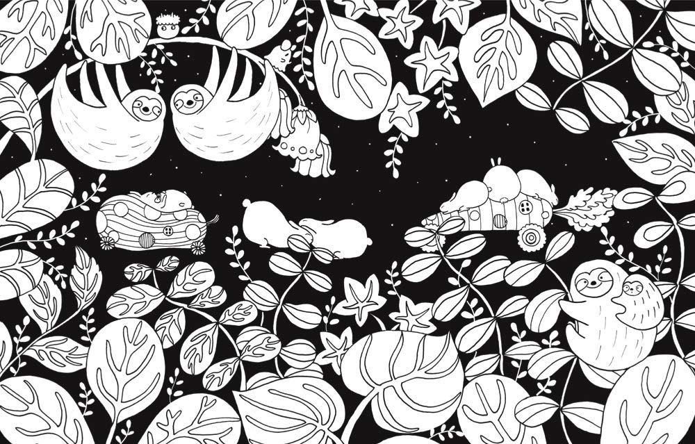 A Million Sloths Colouring Book