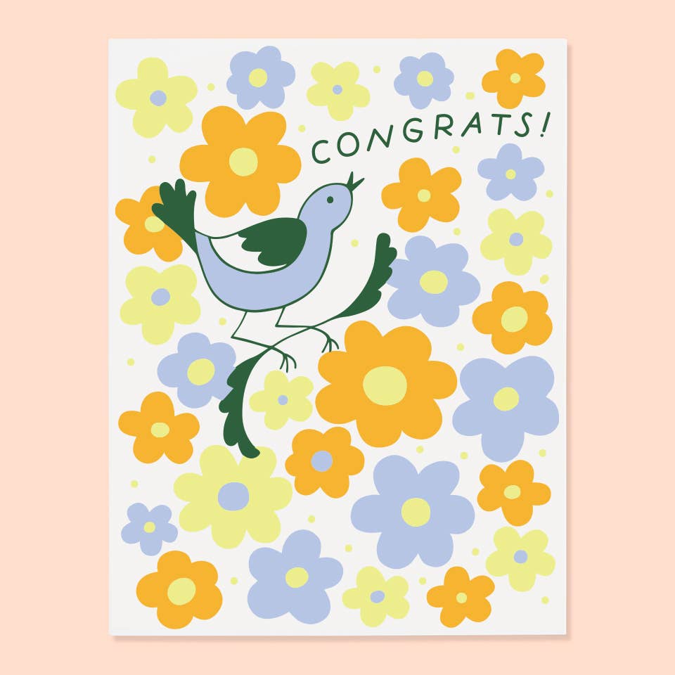 Bird Congratulations Card