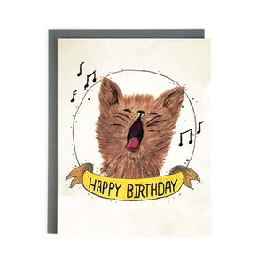 Birthday Cat Card