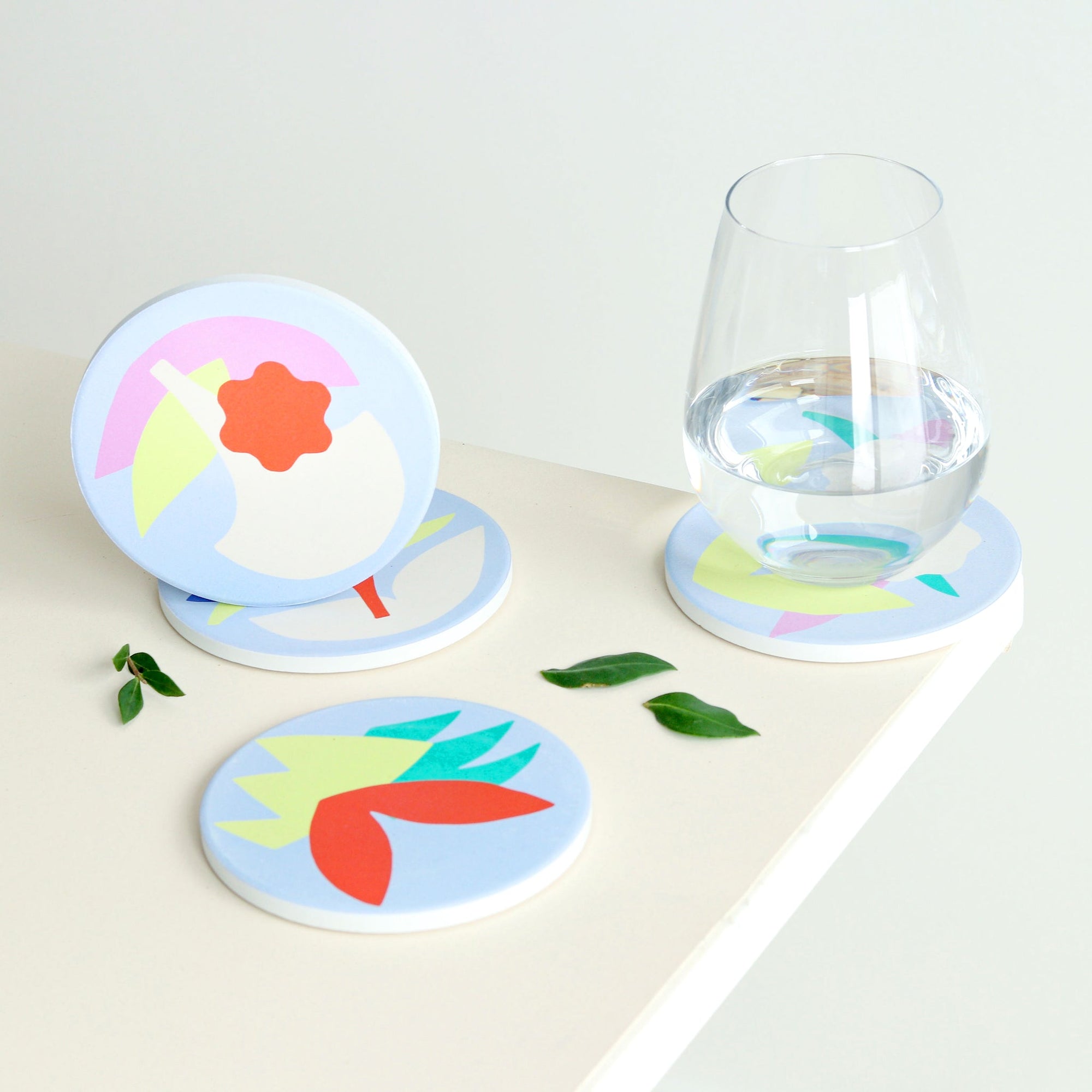 Bouquet Ceramic Coasters