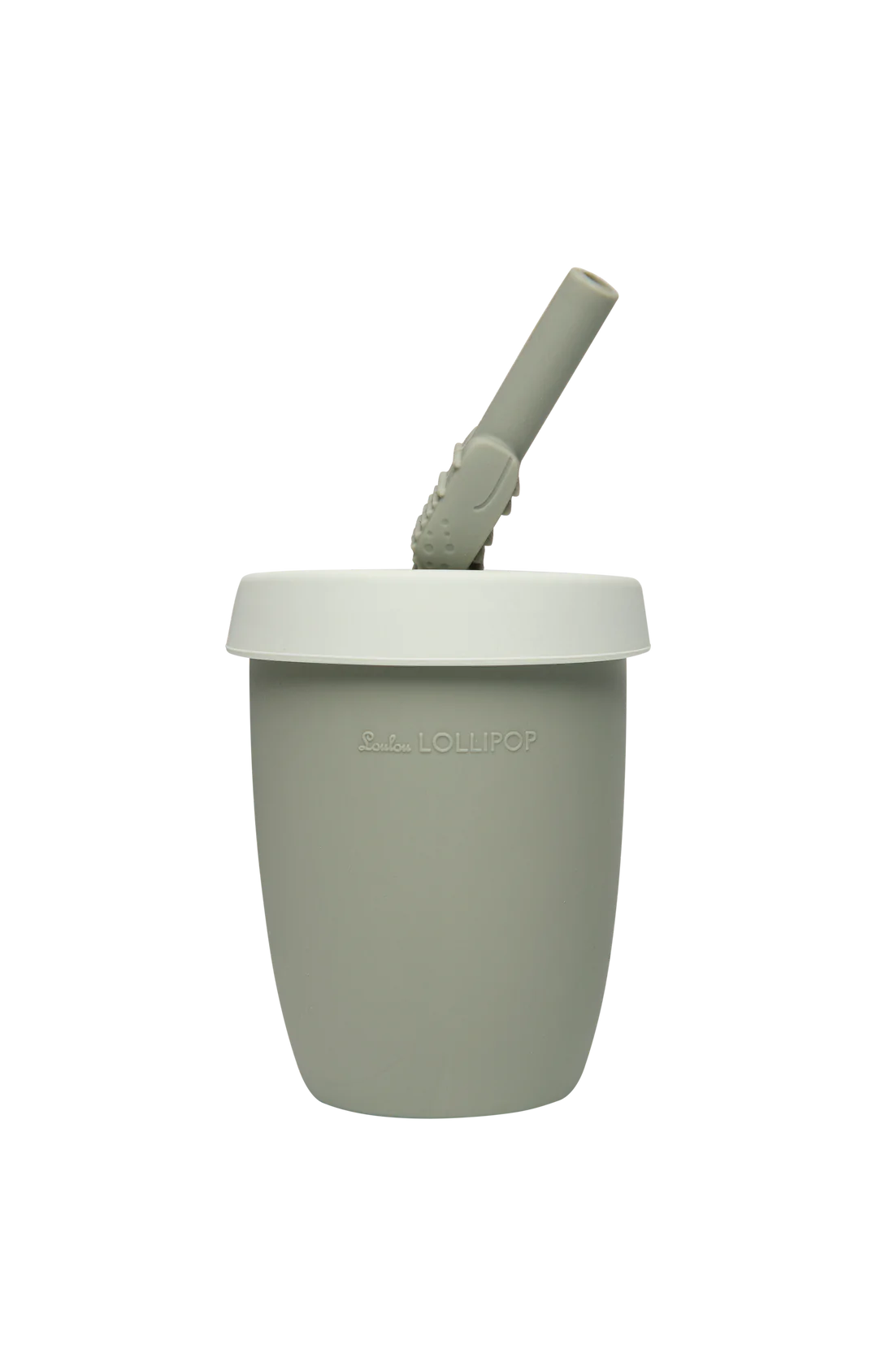 Silicone Cup W/ Straw