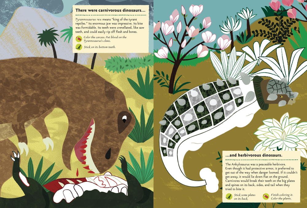 In the Age of Dinos Sticker Book