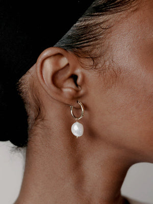 Pearl Hoops