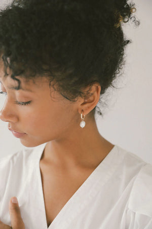 Pearl Hoops
