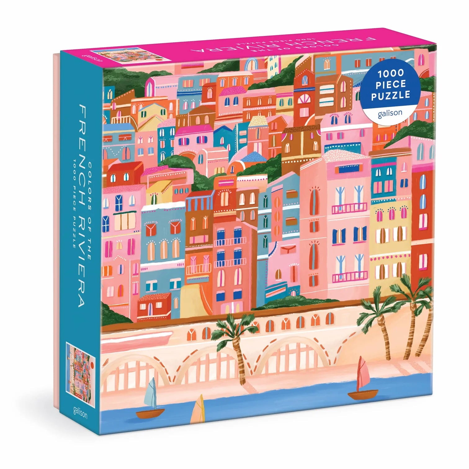 Colours of French Riviera 1000 Piece Puzzle