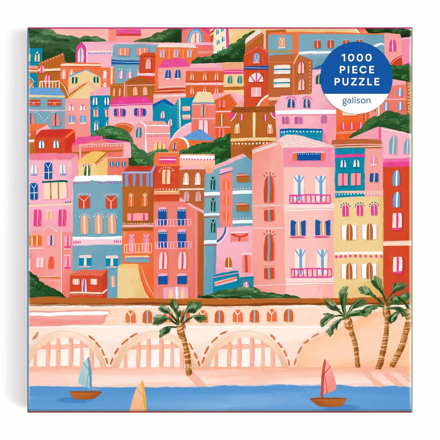 Colours of French Riviera 1000 Piece Puzzle