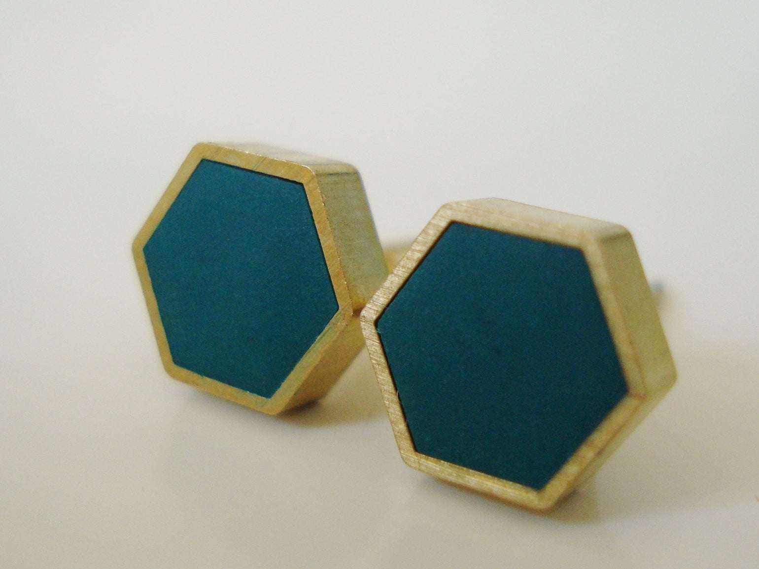 Hexagon Brass Studs