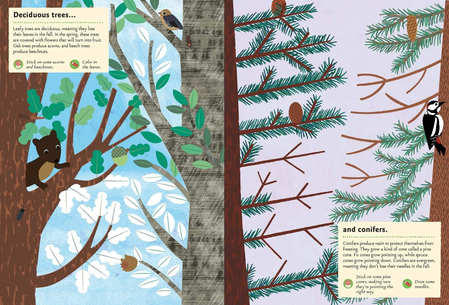 In The Forest Sticker Book