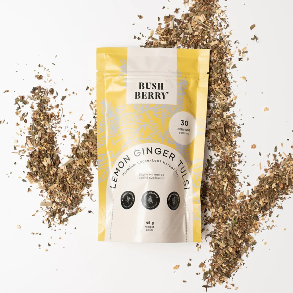 Lemon Ginger Tulsi Loose Leaf Tea