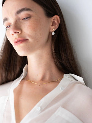 Fine Herringbone Necklace