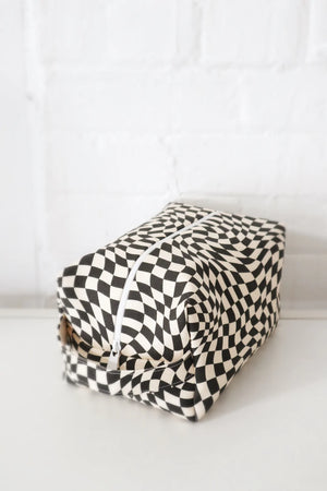 Printed Cotton Canvas Toiletry Bag