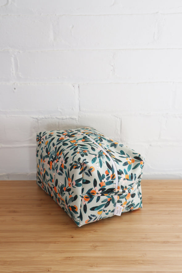 Printed Cotton Canvas Toiletry Bag