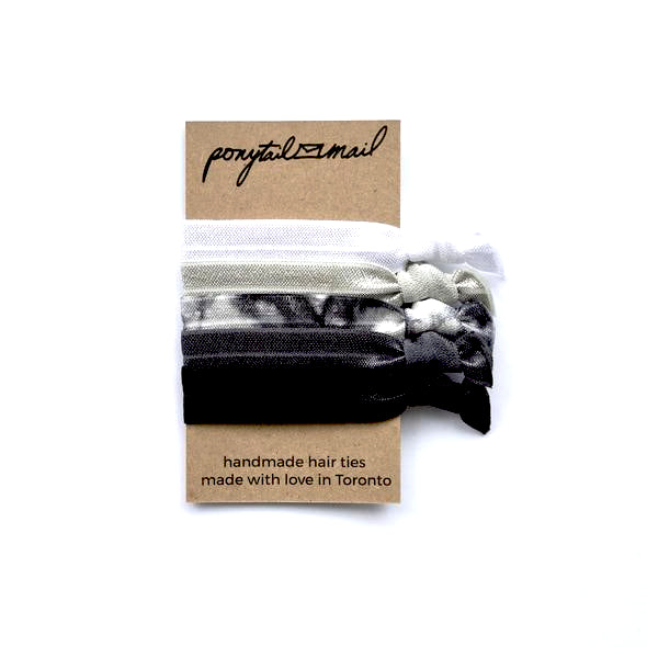 Mixed Metals Hair Ties Set