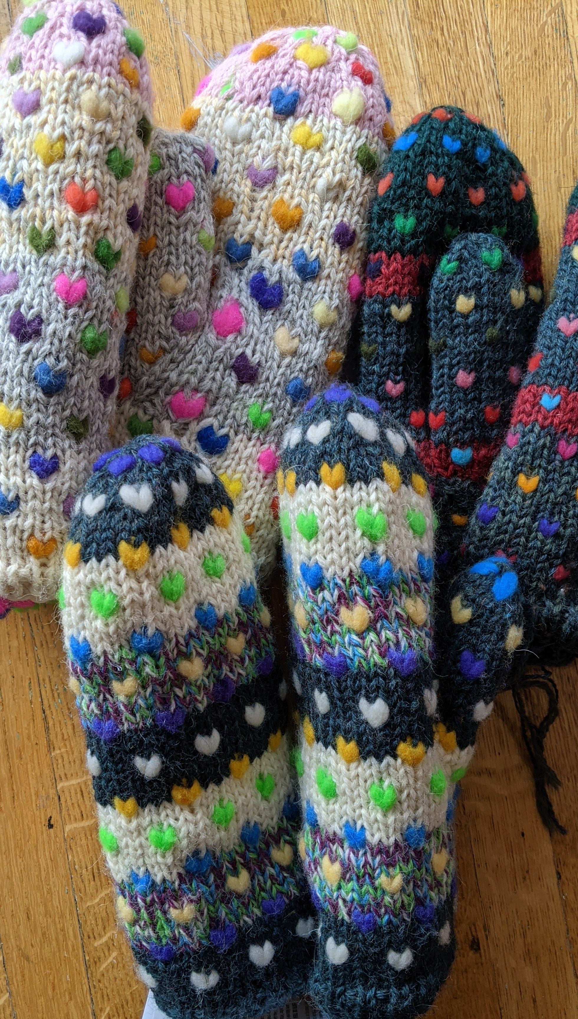 Thrummed Knit Mittens
