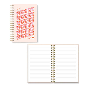 Howdy Howdy Spiral Notebook