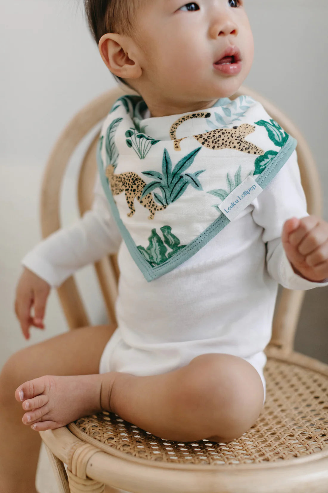 Tropical Jungle Bib Bandana Set