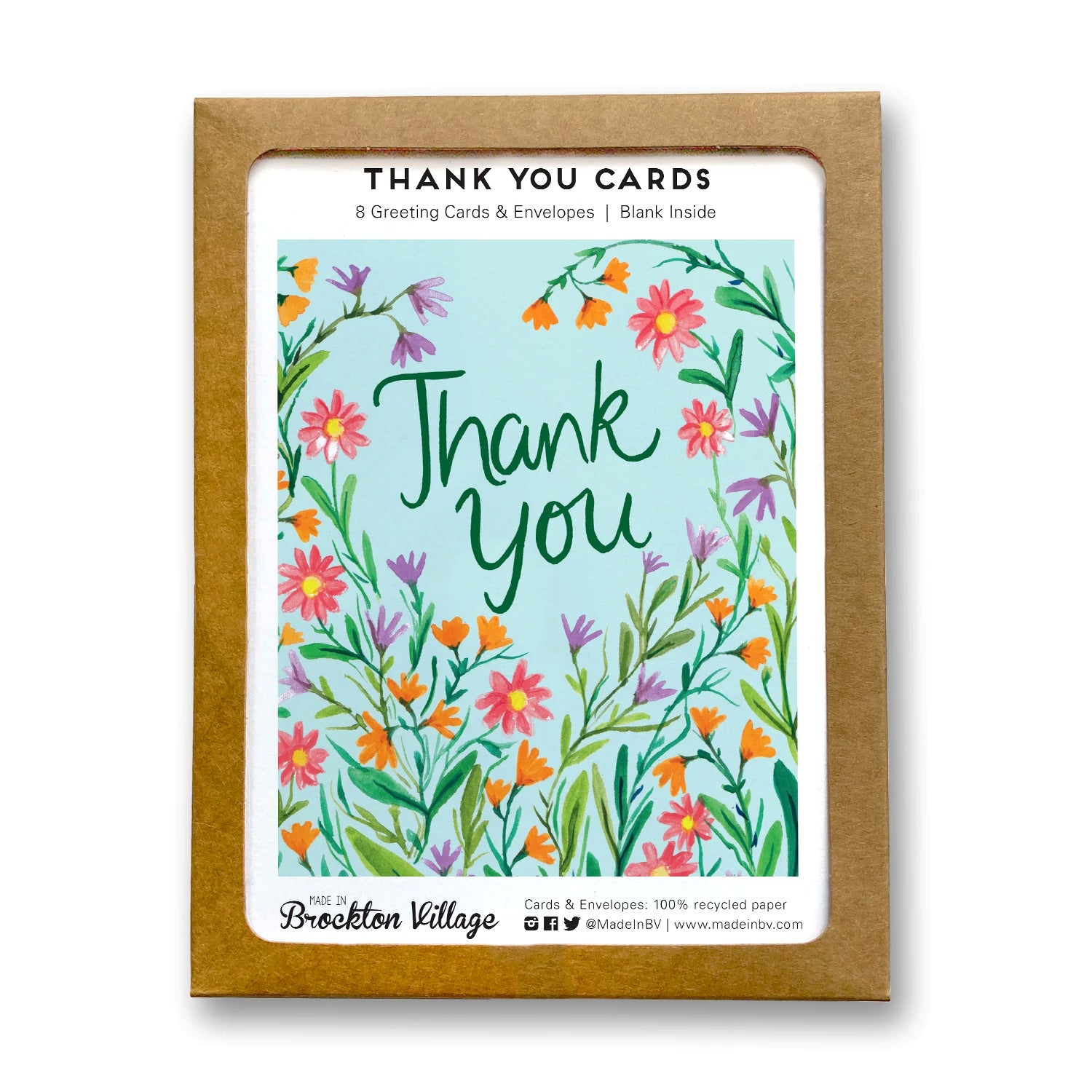 Wildflowers Thank You Card