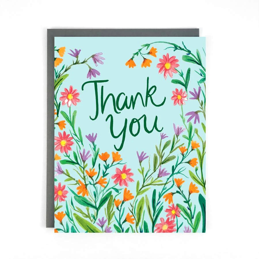 Wildflowers Thank You Card