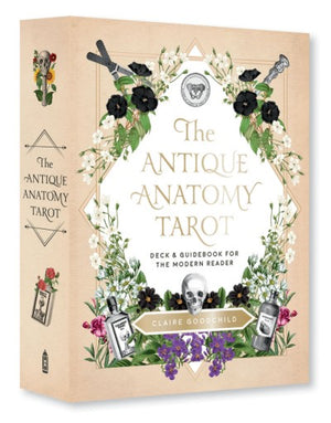 The Antique Anatomy Tarot Kit comes with a 78-card deck and guidebook.