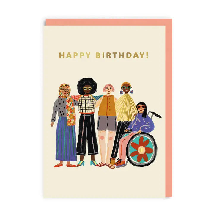 Group of Friends Birthday Card