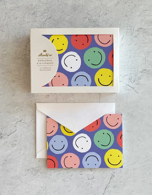 Smiley Faces Boxed Notes