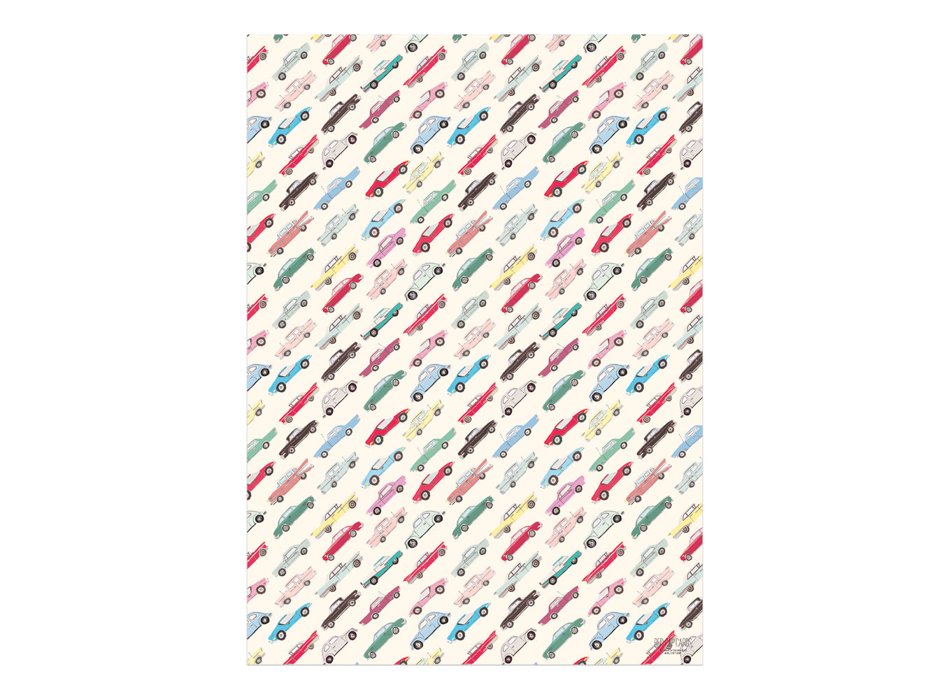 Red Cap Wrapping Paper Roll