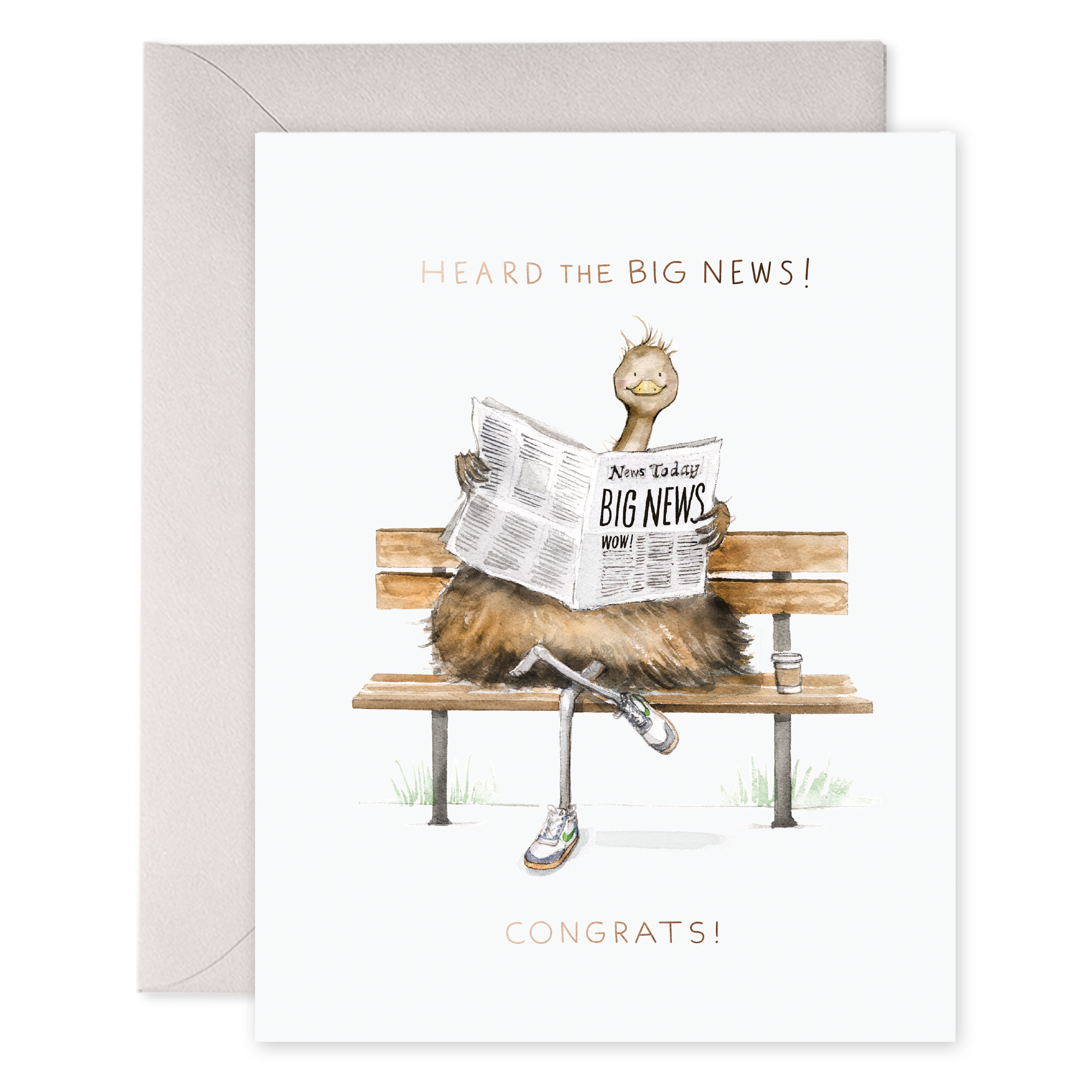 Emu Big news Card