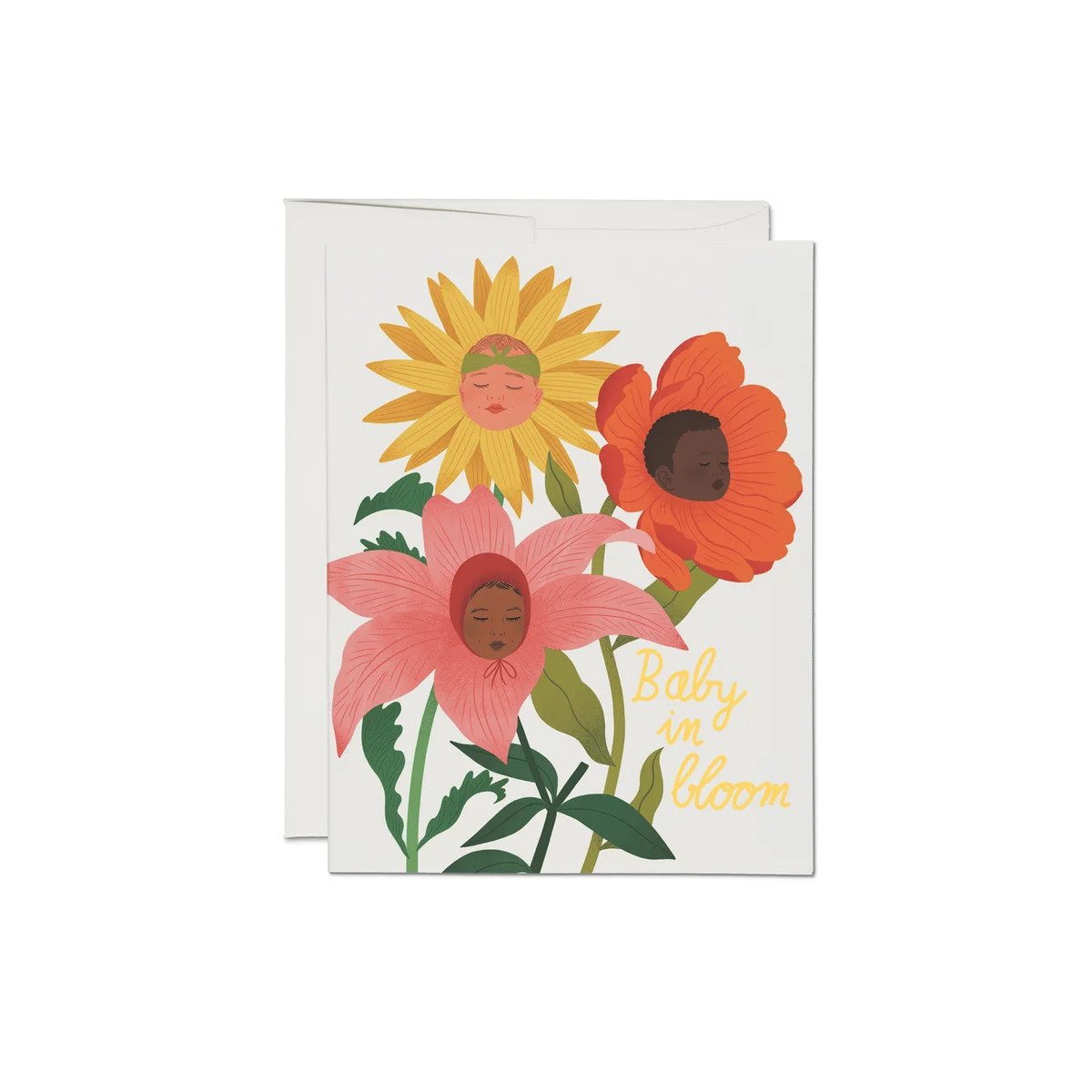 A Baby in Bloom Card