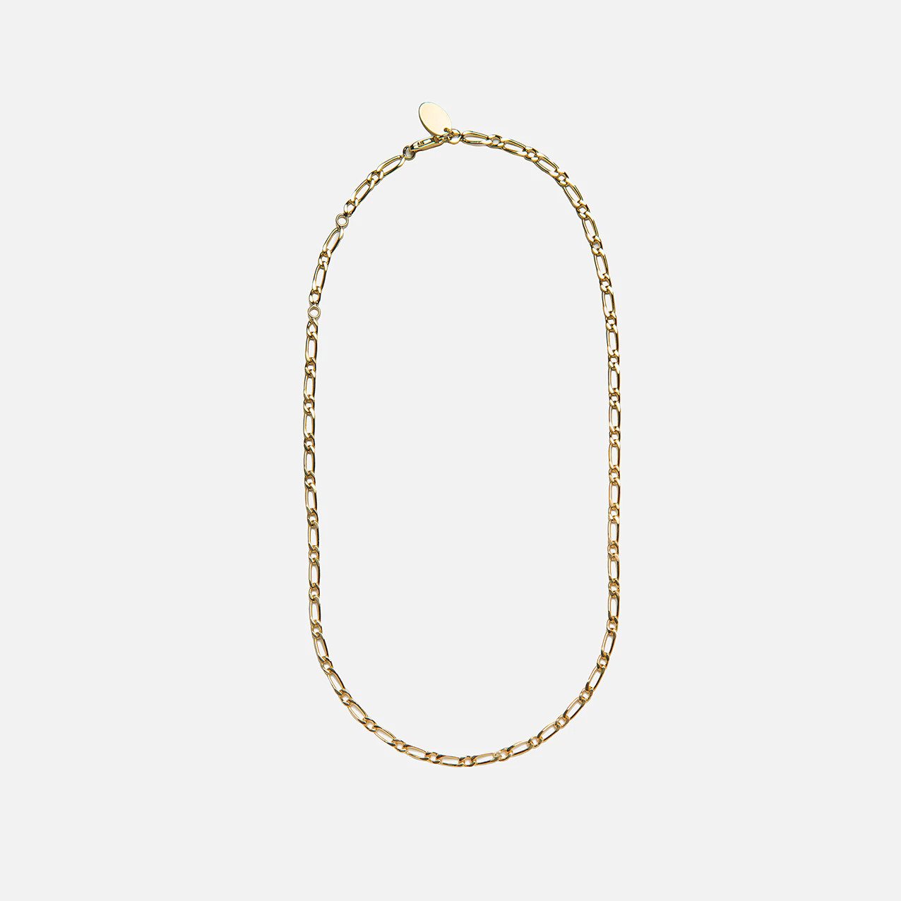 Fancy Curb Chain Necklace