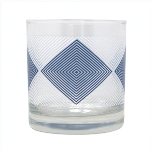 Hypnotic Diamond Rocks Glass