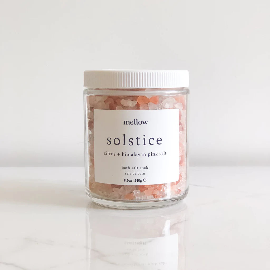 Solstice Pink Himalayan Salt Bath Soak