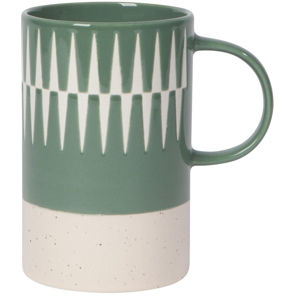 Etched Ceramic Mug