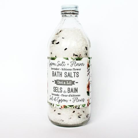 Lavender Hibiscus Bath Salts