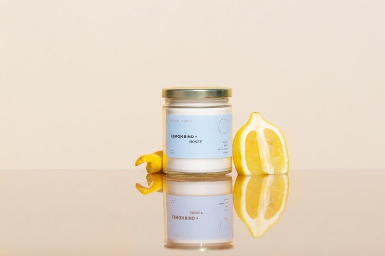Lemon Rind + Honey Candle