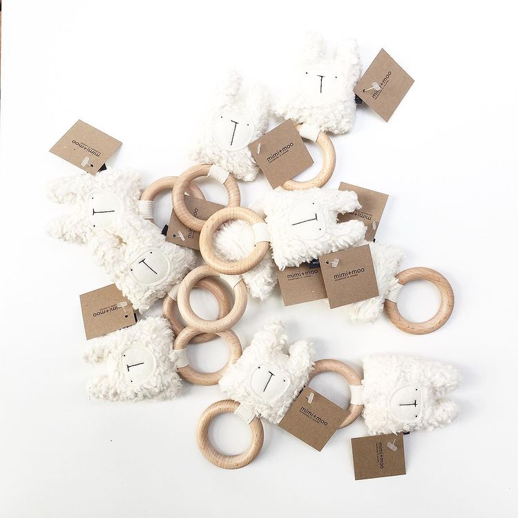 Organic Llama Rattle